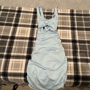 Amazon Women's Midi Dress - Light Blue